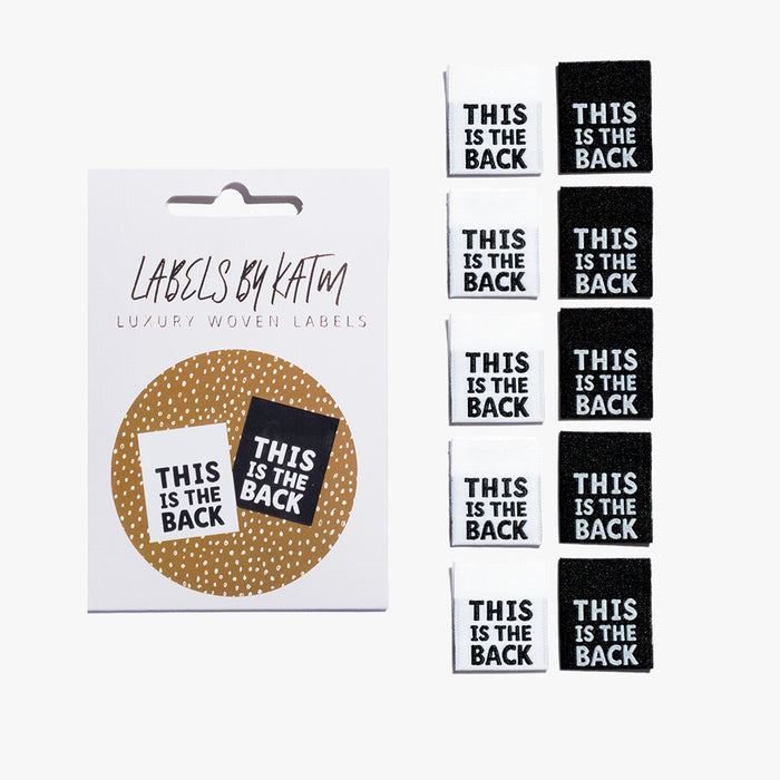 Kylie and the Machine - Woven Labels - "This is the Back"