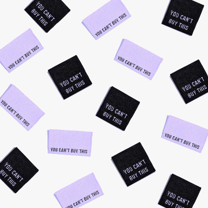 Kylie and the Machine - Woven Labels - "You Can't Buy This" (Metallic)