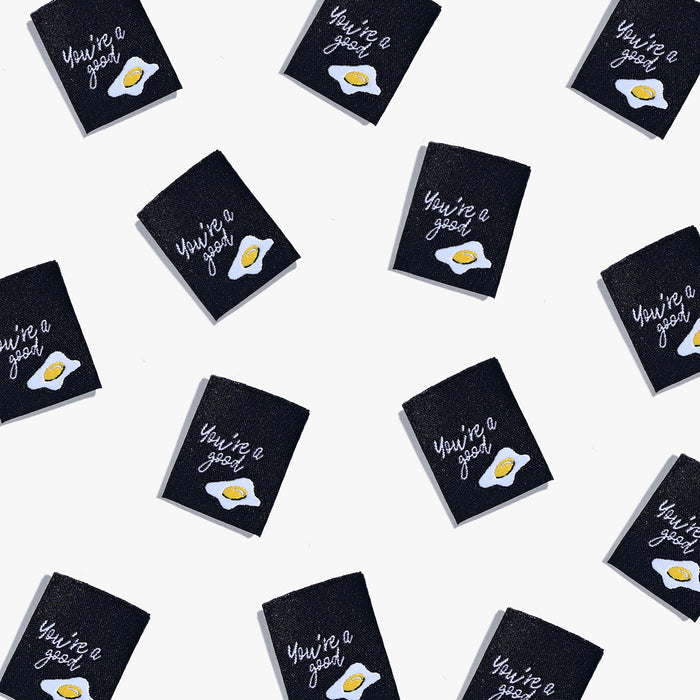 Kylie and the Machine - Woven Labels - "You're a Good Egg"