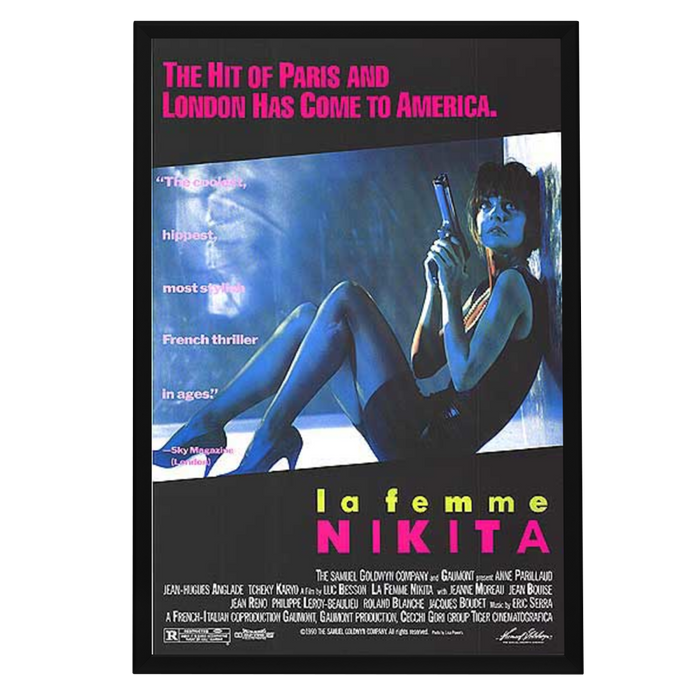 "La Femme Nikita" (1990) Framed Movie Poster