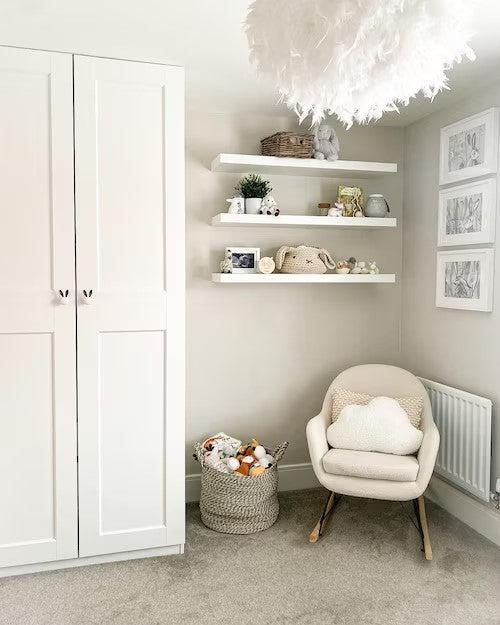 LACK Floating wall shelf, 110X26cm, White