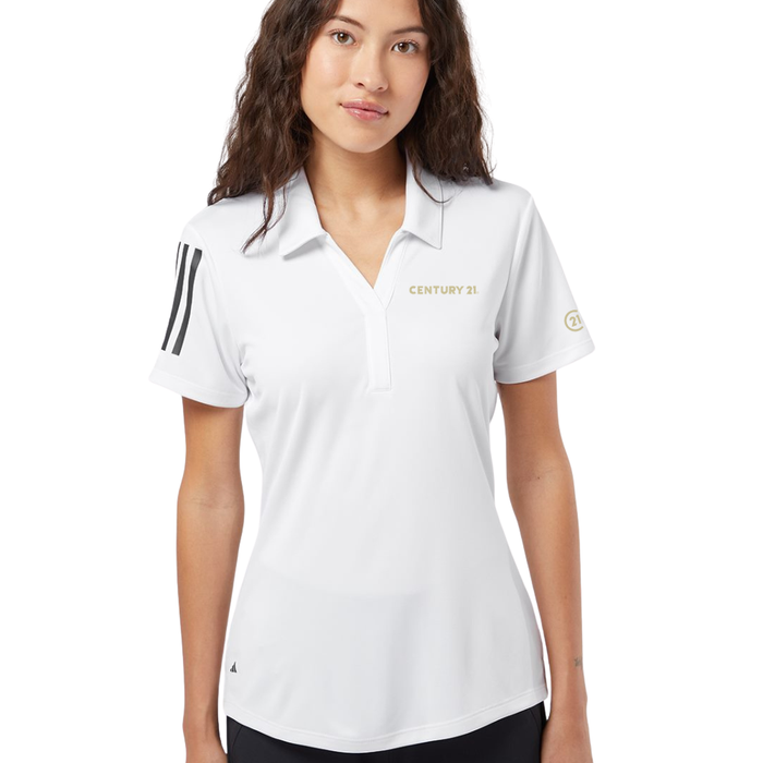 Adidas Ladies 3-Stripes Polo – Century 21 Edition