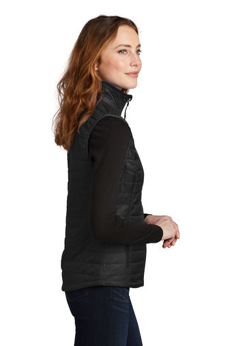 Ladies Black Packable Puffy Vest - C21®