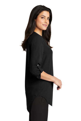 Ladies Chiffon Blouse, Black