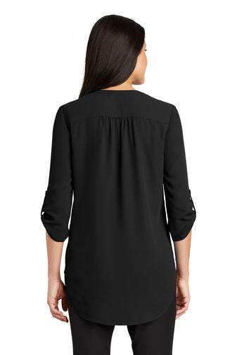 Ladies Chiffon Blouse, Black