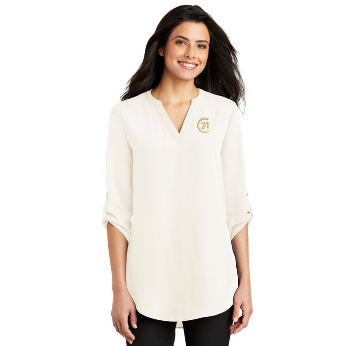 Ladies Chiffon Blouse, Cream