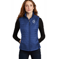 Ladies Cobalt Blue Packable Puffy Vest - C21®
