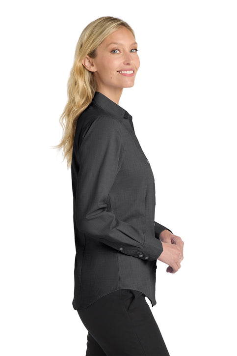 Ladies Crosshatch Easy Care Shirt