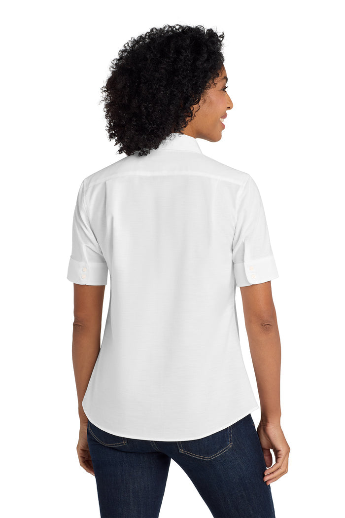 Ladies Short Sleeve SuperPro™ Oxford Shirt