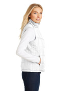 Ladies White Ladies Quilted Vest