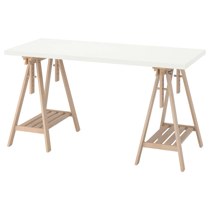 LAGKAPTEN Table top, White, 140x60cm