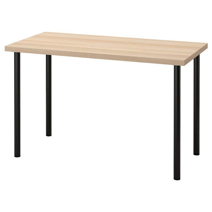 LAGKAPTEN Table top, White stained oak effect, 120x60cm