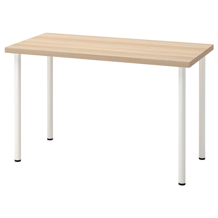 LAGKAPTEN Table top, White stained oak effect, 120x60cm