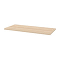 LAGKAPTEN Table top, White stained oak effect, 140x60cm