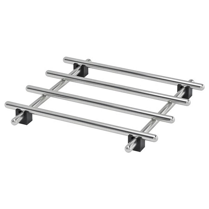 LAMPLIG Pot stand, Stainless steel, 18x18cm