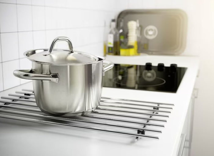 LAMPLIG Trivet, Stainless steel, 50x28cm