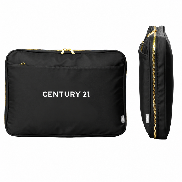 Laptop Sleeve with Gold Hardware - NEW
