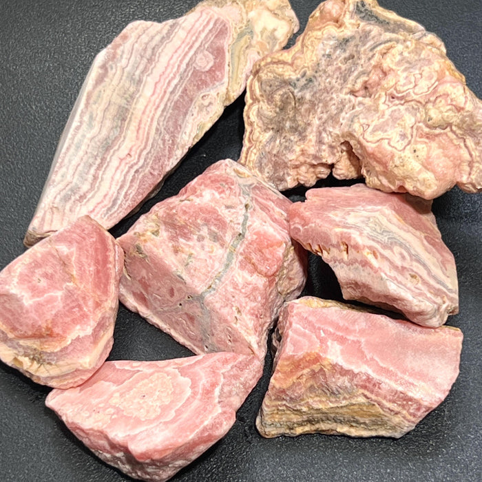 Large Pink Rhodochrosite Rough Raw Stones (By The Piece Or Pound)