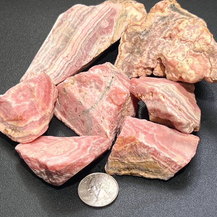 Large Pink Rhodochrosite Rough Raw Stones (By The Piece Or Pound)