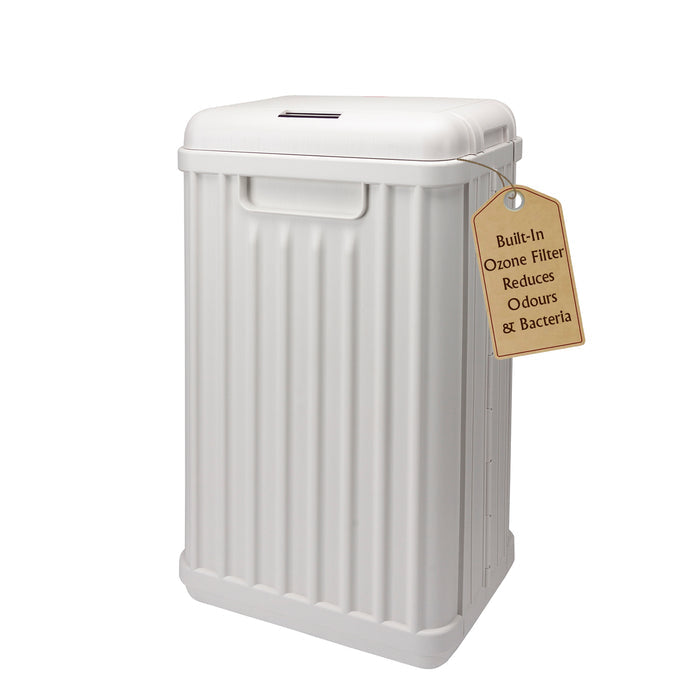 White trash bin - Buy Now 50 Litre Large Waterproof Motion Sensor Trash Can Dust Bin