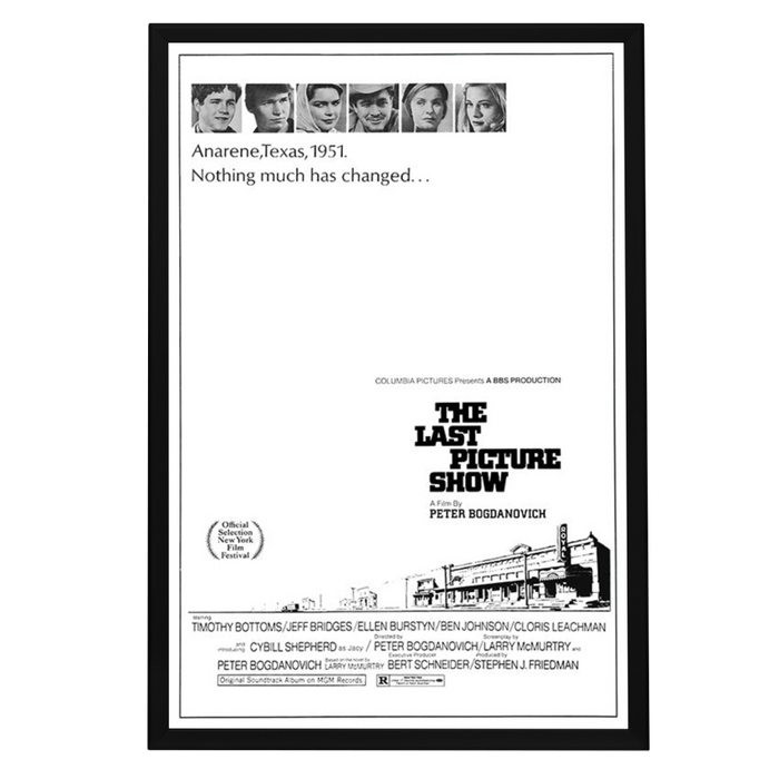 "Last Picture Show" (1971) Framed Movie Poster