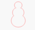 Layered Snowman