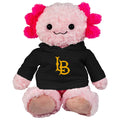 LB Axolotl with Black Hood Plush - Pink, Mascot Factory