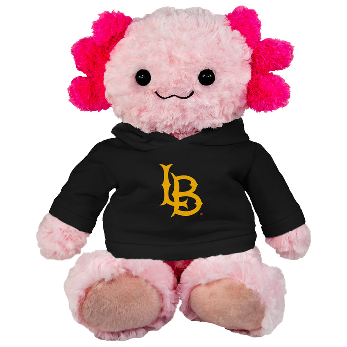 LB Axolotl with Black Hood Plush - Pink, Mascot Factory