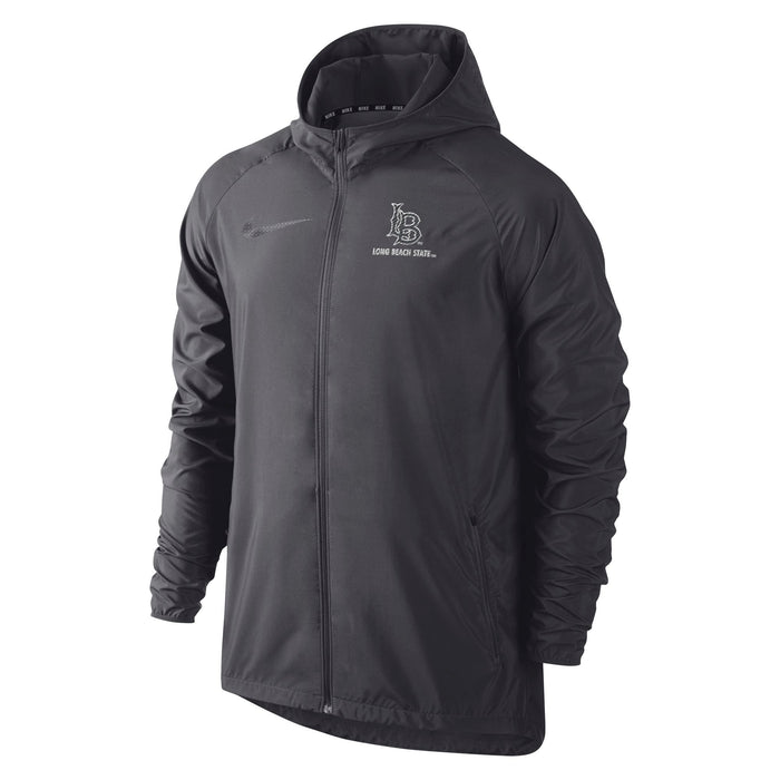 Nike LB Essential Full Zip Hooded Jacket - Gray, Nike