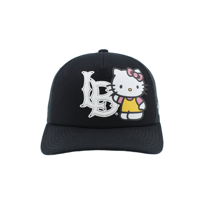 LB Hello Kitty Trucker Cap, Black -Zephyr