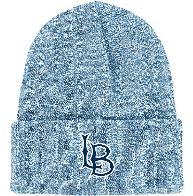 LB Marl Yarn Knit Beanie - Light Blue, Legacy