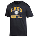 LBSU Arched Volleyball T-Shirt -Black, Champion
