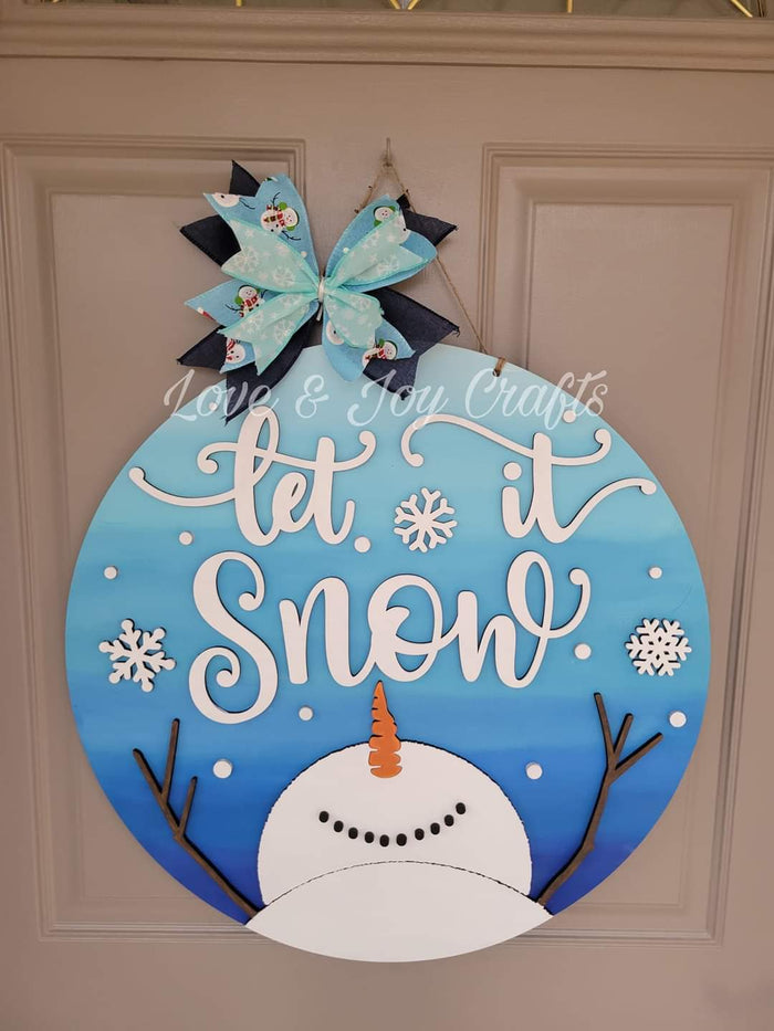 Let it snowman round