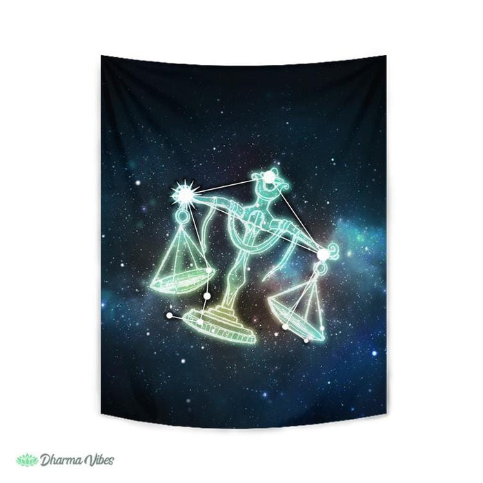 Libra Zodiac by McAshe Tapestry