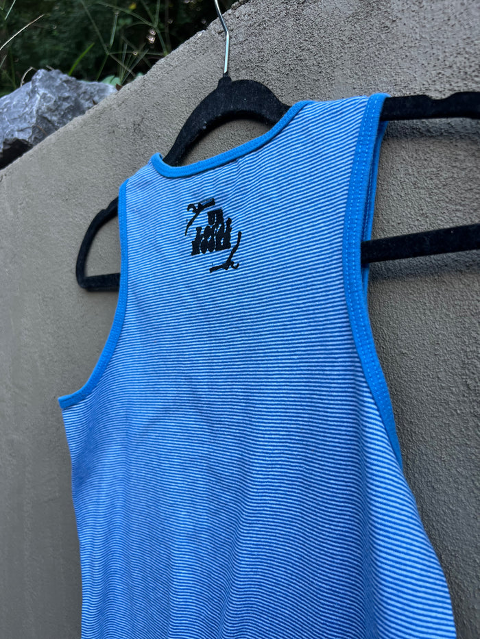 Like You Mean It - Blue Striped Tank Top