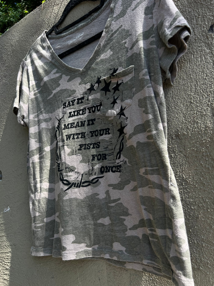 Like You Mean It - Camo Tshirt