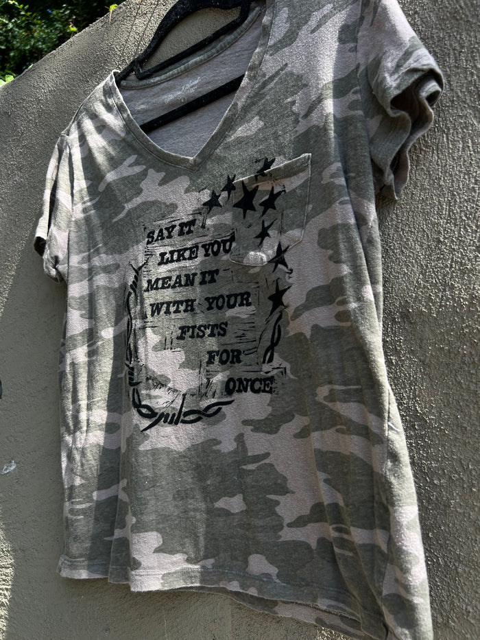 Like You Mean It - Camo Tshirt