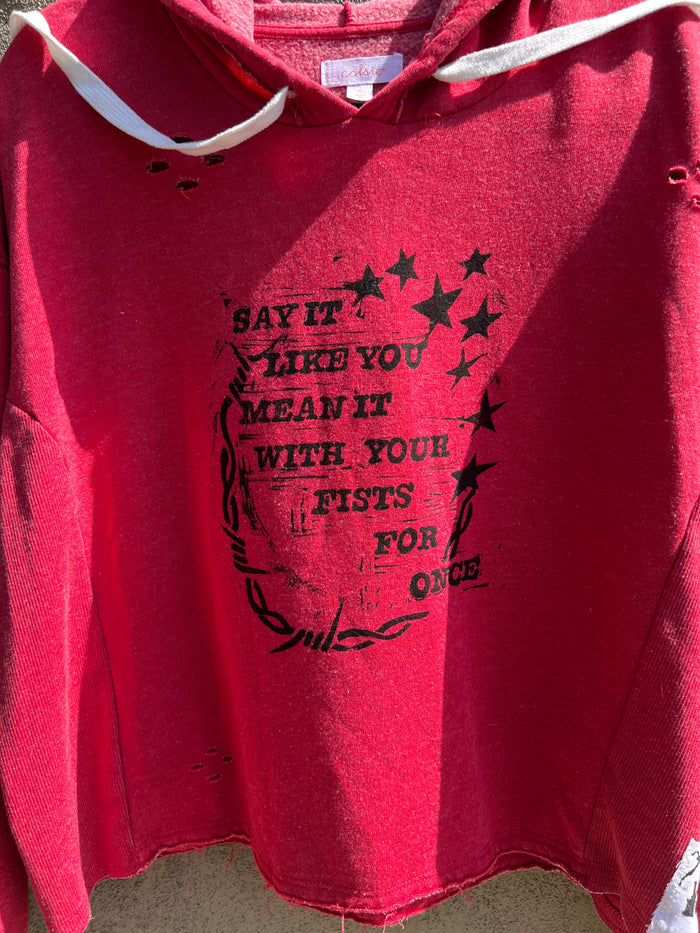 Like You Mean It - Red Hoodie