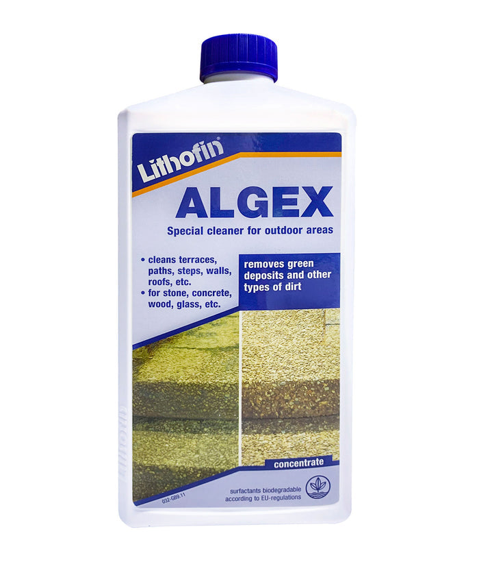 Lithofin ALGEX - 1 LITRE. (Algaecide) - Stone Doctor Australia - Outdoor Cleaning > Stone Pavers > Algaecide