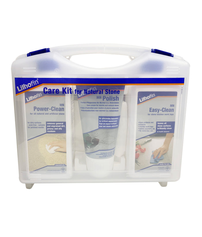 Lithofin Care Kit With Wax For Natural Stone Care - PE - Stone Doctor Australia - Marble & Stone > Bench Top Care > Cleaning & Maintenance