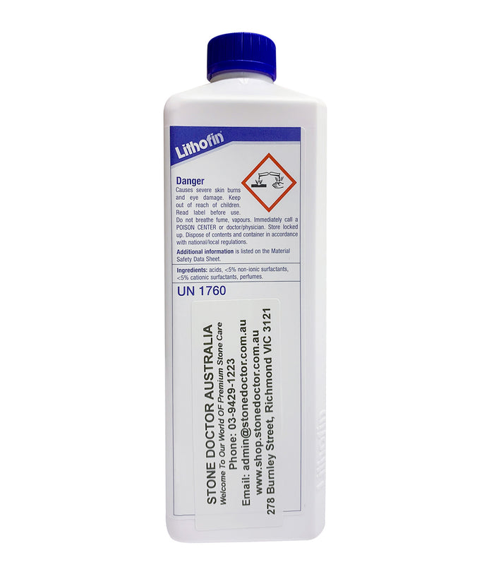Lithofin KF Cement Residue Remover - Stone Doctor Australia - Porcelain & Ceramic Tiles > Acidic Product > Initial Cleaning