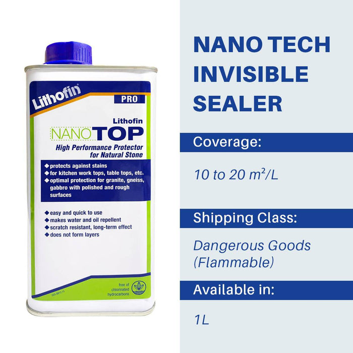 Lithofin Nanotop - Stone Doctor Australia - Natural Stone > Protective Treatment > Premium Invisible Penetrating Sealers