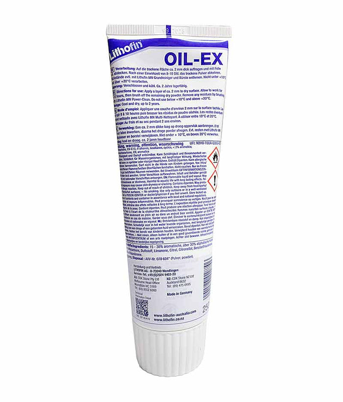 Lithofin OIL-EX - 250ml - Stone Doctor Australia - Natural & Engineered Stone > Stain Removal Chemicals > Oil & Grease