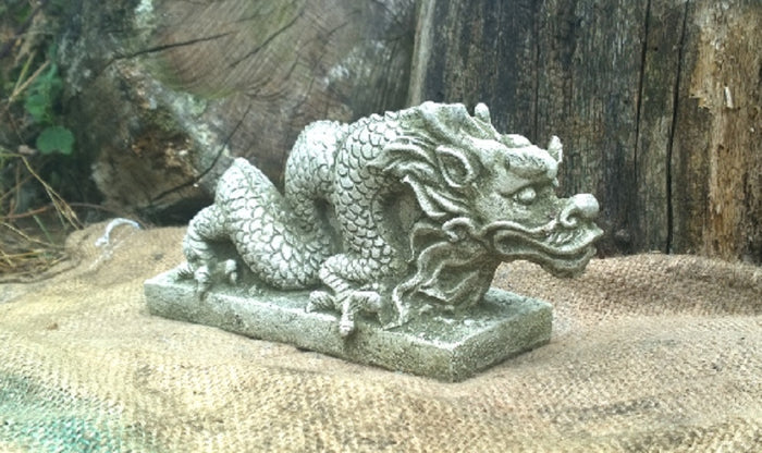 decorative dragon garden ornament suitable for borders and patios