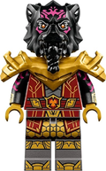 Lord Ras - Dark Red Robe, Pearl Gold Shoulder Armor