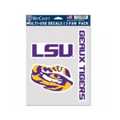 LSU Tigers Decal Multi Use Fan 3 Pack