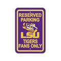 LSU Tigers Parking Sign