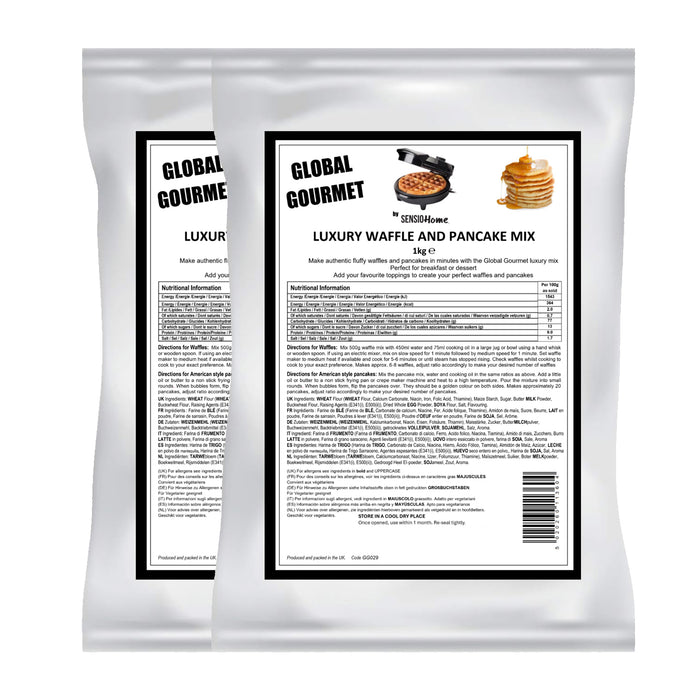 Luxury Belgian Style Waffle and Pancake Mix 2 x 1KG