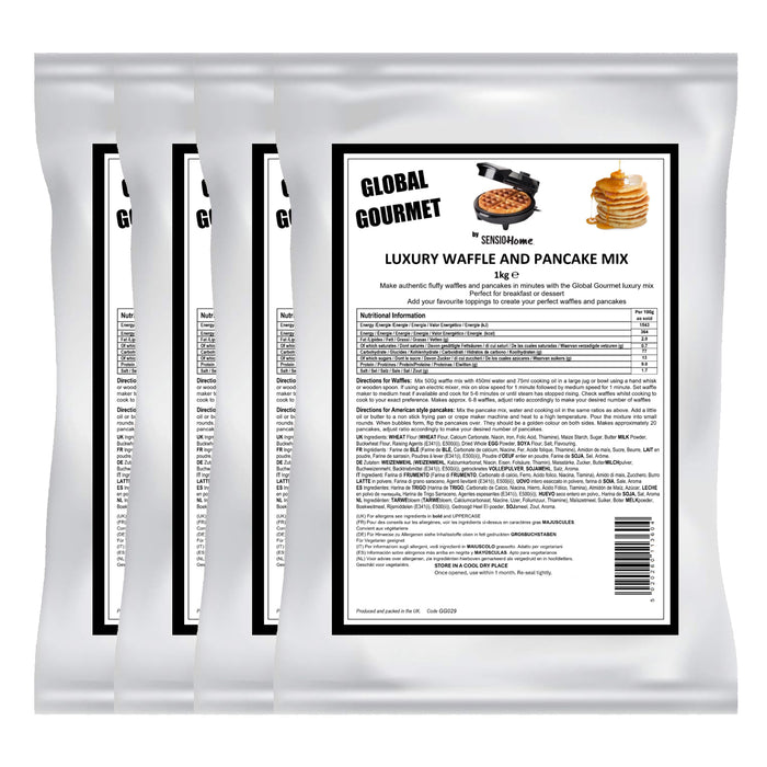 Luxury Belgian Style Waffle & Pancake Mix 4 x 1KG