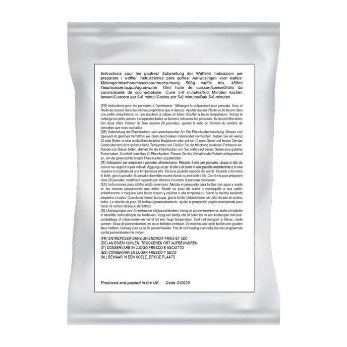 Luxury Belgian Style Waffle & Pancake Mix 4 x 1KG